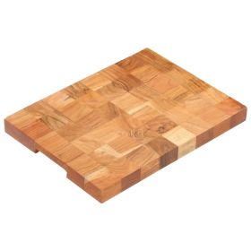 Chopping Board 15.7"x11.8"x1.5" Solid Wood Acacia