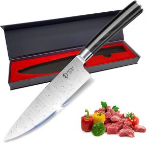 8 Inch Chef's Knife;  Professional Chef Knife;  Razor Sharp Kitchen Knife Made of German High Carbon Stainless Steel EN1.4116 with Premium G10 Handle