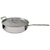 Chef's Classic Stainless Steel 5.5 Qt. Saut√© Pan with Helper Handle & Cover