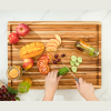 Only Pick Up Teak Cutting Board Reversible Chopping Serving Board Multipurpose Food Safe Thick Board