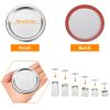 100 Pcs Regular Mouth Canning Lids Airtight Leak-Proof Secure Jar Lids For Mason Jars Split-Type Jar