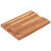 Chopping Board 23.6"x15.7"x1.6" Solid Wood Acacia