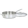 Chef's Classic Stainless Steel 5.5 Qt. Saut√© Pan with Helper Handle & Cover