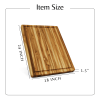 Only Pick Up Teak Cutting Board Reversible Chopping Serving Board Multipurpose Food Safe Thick Board