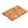 Chopping Board 19.7"x13.4"x1.5" Solid Wood Acacia