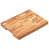 Chopping Board 15.7"x11.8"x1.6" Solid Wood Acacia