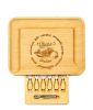 Kitchen Natural Bamboo Cutting Board Bamboo Cheese Board Set