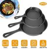 Pre-Seasoned Cast Iron Cookware Heat-Resistant Frying Pan