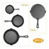 Pre-Seasoned Cast Iron Cookware Heat-Resistant Frying Pan